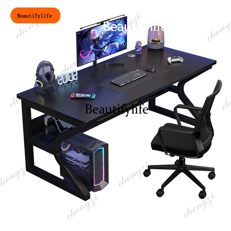 Office Tech Furniture - B567 Scrivania Moderna Tech-sense, Design Minimalista