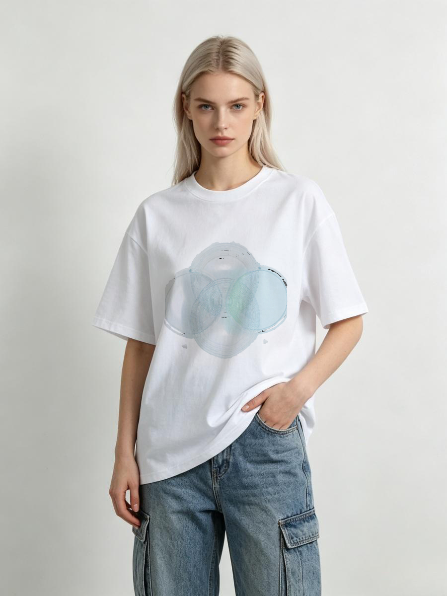 Office Tech Logo - T-Shirt Smart Tech con Design Arrotolabile,