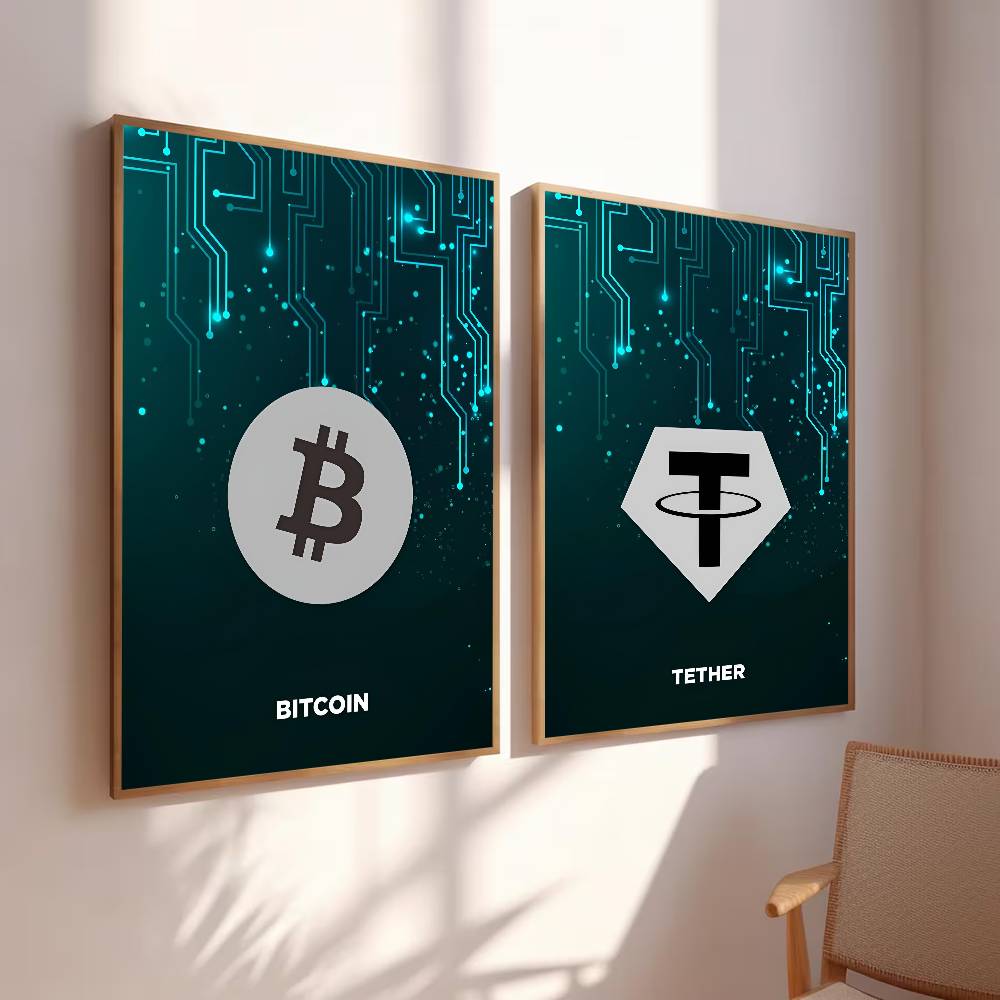 Poster con Simbolo Crypto Tech - Office Tech Logo recensione e prezzo