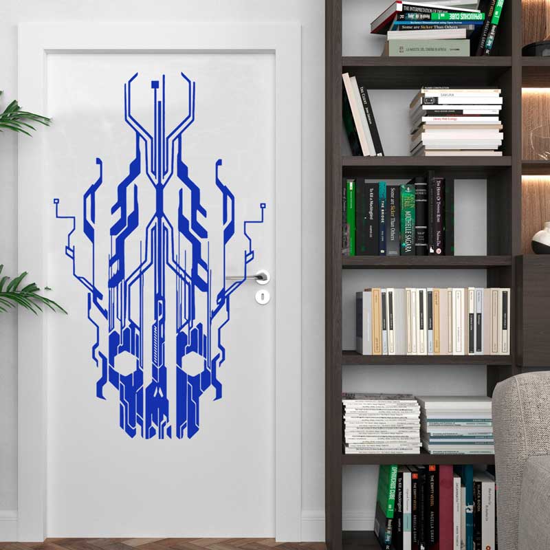Chip Circuit Tech Skull Adesiv - Office Tech Furniture recensione e prezzo