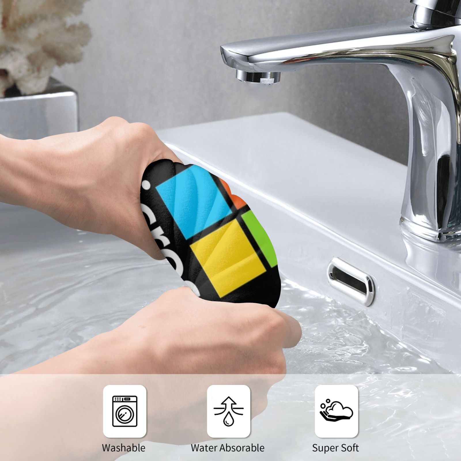 Asciugamano da bagno tipo Micr - Office Tech Logo recensione e prezzo